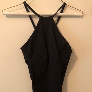 Lululemon black halter tank